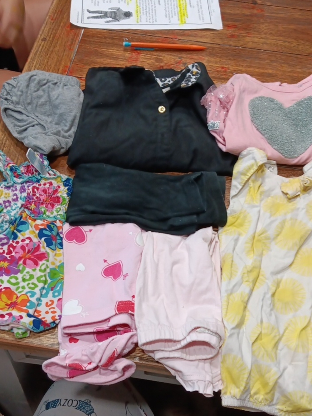 Assorted Girls Clothes, Tops ,Bottoms, Rompers.